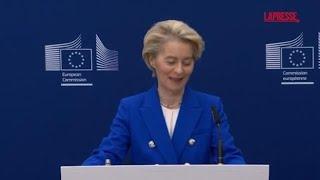 Von der Leyen: «Viviamo in un'epoca di crisi, la nostra sicurezza è minacciata»