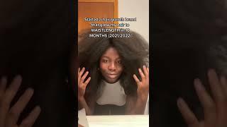 How I grew my hair to waistlength  #naturalhairgrowth #naturalhair