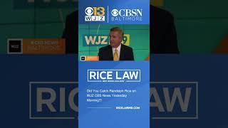  Did you catch Randolph on WJZ CBS Baltimore Yesterday Morning?