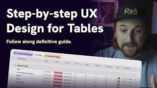 The most detailed UX Design guide for Tables you'll ever find #figmatutorial #uxdesign #uidesign