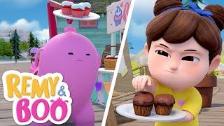 Battle of the Best Cupcakes!  | Remy & Boo | Universal Kids