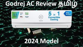 Godrej AC 2024 Model Review in தமிழ் | 1 Ton | 1.5 Ton | 2 Ton |5 in 1 Convertible inverter split ac