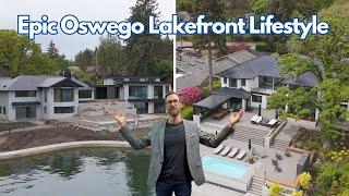 Are These the Two Most Epic Homes on the Lake in Lake Oswego?