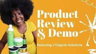 J’Organic Solutions Product Review & Demo | Type 4 Natural Hair Care