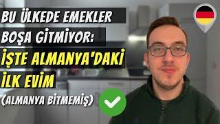 İŞTE ALMANYA'DA YAŞADIĞIM EV! (ARTIK KURULU DÜZENİMİZ VAR) #vlog