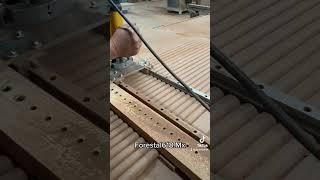 Panel MDF ranurado para frente de cajón. #routersleds #routers #routercnc