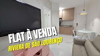 APARTAMENTO FLAT À VENDA EM RIVIERA, REFORMADO COM LAZER COMPLETO