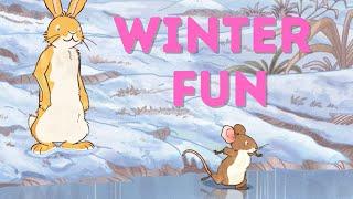 Winter FUN - More games with Little Nutbrown Hare and friends in the snow covered meadow.