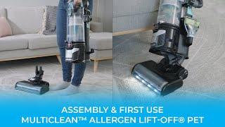 Assembly & First Use | MultiClean™ Allergen Lift-Off® Pet