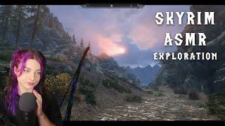 Skyrim ASMR  Walking Up North From Falkreath  Relaxing Exploration