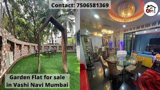 2 BHK Private Garden Flat for Sale in Vashi Navi Mumbai | Fully Furnished in Prime Location