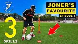 3 PASSING DRILLS USING A TRIANGLE | JONER'S FAVOURITE DRILLS EP 1