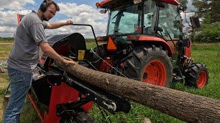 Showing off the Japa 365+ Basic Firewood Processor