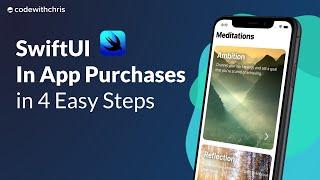 Add In App Purchases in 4 Easy Steps with RevenueCat (SwiftUI / iOS)