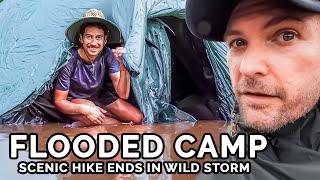 Wild storm rips through campsite!