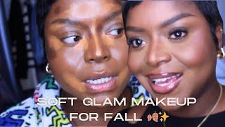 SOFT GLAM NATURAL EVERYDAY MAKEUP TUTORIAL FOR FALL | diy falscara lash extensions , brows, & MORE