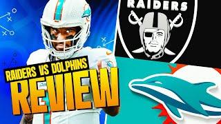 Tua Tagovailoa keeps the Dolphins in playoff race! | Dolphins vs. Raiders Week 11 NFL Review | PFF