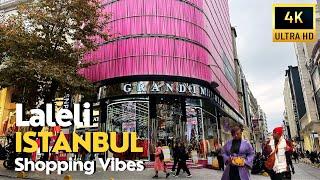 Exploring Istanbul, Turkey Laleli Shopping Fasion Street 4K | Cheap Wholesale Markets at Aksaray