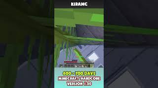 KiraMC Và 100 Ngày Minecraft 1.20 Sinh Tồn Siêu Khó *1 | KiraMC #shorts
