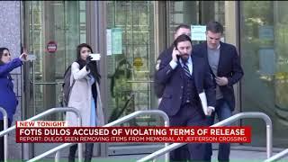 Fotis Dulos Violated Release by Taking Items from Jennifer Dulos' Memorial, Prosecutor Says