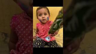 Aarohi playing Holi  #music #bollywood #bollywoodsongs #bollywoodholi #aarohi