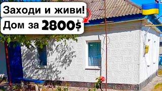  Заходи и живи! Дом в селе за 2800$ Продажа недвижимости за копейки! Всё есть Уютное тихое село!