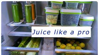 Juicing 101. A beginners guide to juicing. All while preparing for juice fast.