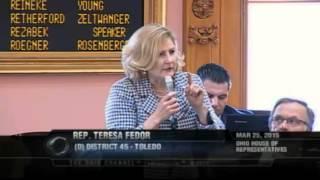 Ohio Representative Teresa Fedor talks about her rape and abortion