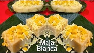 How to make creamy & special maja blanca with few ingredients #majablancarecipe #majablanca