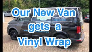 Our VW T6.1 gets a Vinyl Wrap :)