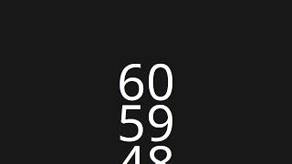 60 Second Countup Timer