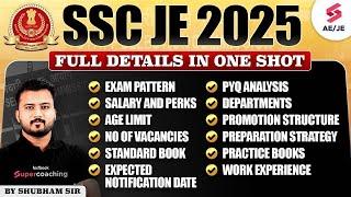 SSC JE 2025 Preparation | SSC JE 2025 Exam Date, Vacancy & Detailed Strategy | Complete Details