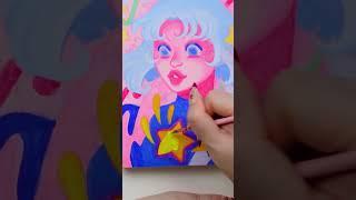 What you don’t always see in process videos  #traditionalart #painting #artprocess