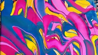 COMPILATION OF 7 FREESTYLE AND SPLIT CUP TECHNIQUES - ACRYLIC POURING