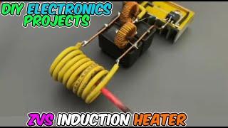 ZVS Induction Heater Circuit Diy Electronics Project  with Explanation