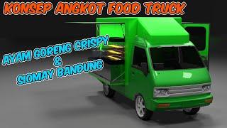 Food Truck Crispy Fried Chicken and Siomay | Suzuki Carry 1.0