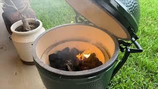 Big Green Egg: First Cook!!!