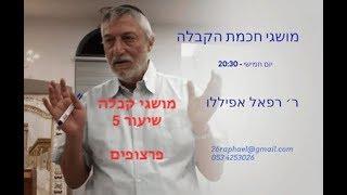 קבלה -  שיעור 5  - פרצופים