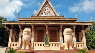 Wat Phnom, Phnom Penh, Cambodia (2025) (4K) Wat Phnom Daun Penh - Cambodian buddhist temple