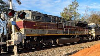 Foreign power / Heritage Units /moving the weight of the world incredible Norfolk Southern action!