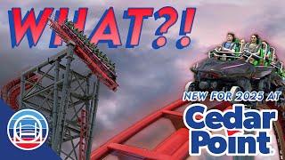 NEW TILT COASTER at Cedar Point for 2025! | Siren's Curse Announcement First Reaction!