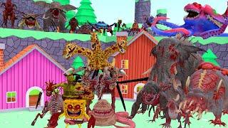 NEW ZOOCHOSIS MUTANT ANIMALS MONSTERS vs HOUSE in Garry's Mod !!!