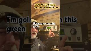 Turning A MONSTER Antenna! Atlantic Ocean in Jonesport MAINE! #hamradio #Atlantic #Dxing