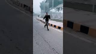 paramilitary force training #08 kilometre running#commando #fauji lifestyle #shortvideo