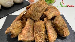 TASTY FRIED RED SNAPPER | TASTY DEEP FRIED RED SNAPPER RECIPE | FRIED FISH RECIPE