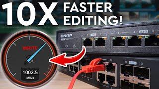 6K EDITING on a 10 GIGABIT NAS Network | Setup Tutorial