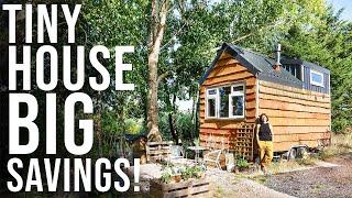 She Built A Dream Tiny Home With No Experience & No Mortgage!!