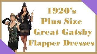 1920s Plus Size Great Gatsby & Flapper Dresses