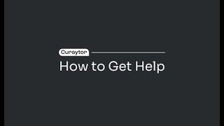 How to get help from Curaytor