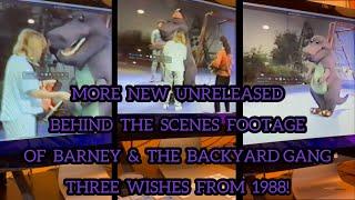 More New Unreleased Behind The Scenes Footage of Barney & The Backyard Gang Three Wishes From 1988!